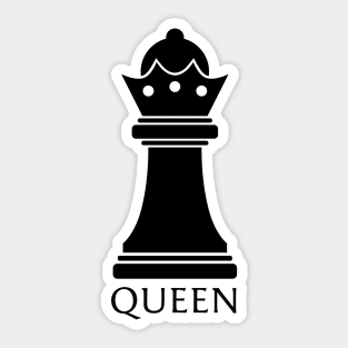 Queen Chess Piece Sticker